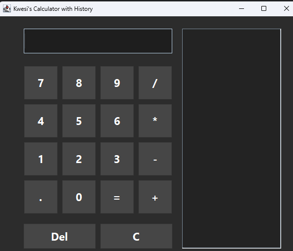 Java GUI Calculator Application with clean interface and arithmetic operations